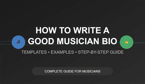 How To Write A Good Musician Bio In 2025 (With Examples)