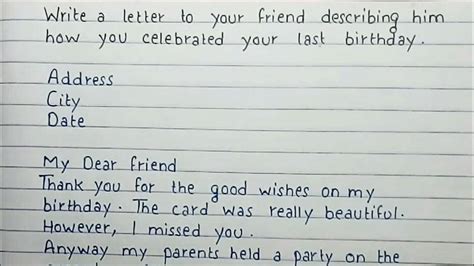 How To Write A Letter For Your Friend Children Allingham Script