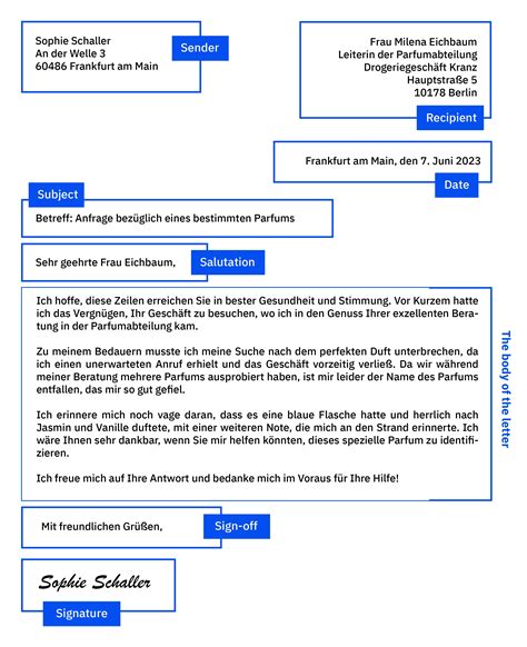 How To Write A Letter In German Language Alderman Writing