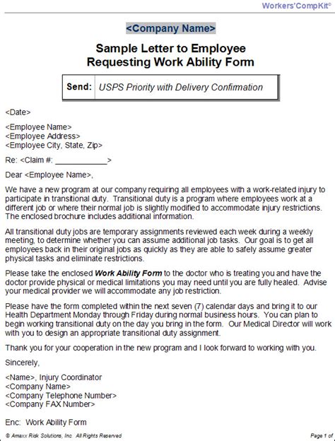 How To Write A Letter Of Exemption For Workmans Comp Alderman Writing