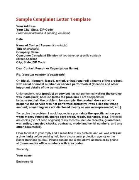 How To Write A Response To A Court Complaint Letter With A Template