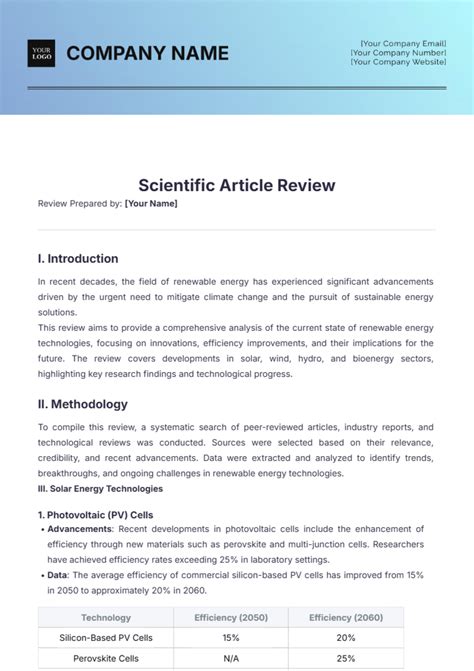 How To Write A Review Paper On Scientific Article