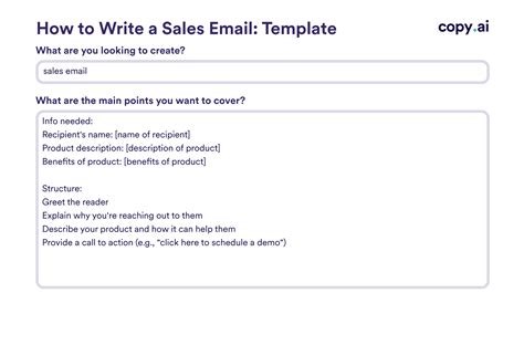 How To Write A Sales Email Examples
