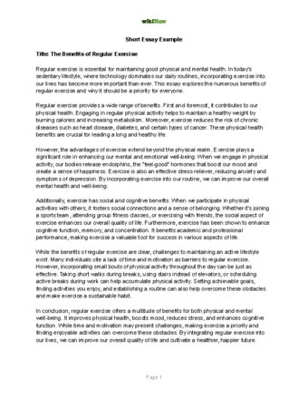 How To Write A Short Paper
