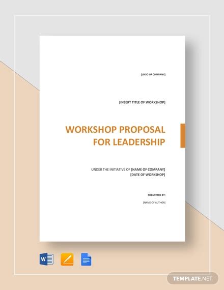 How To Write A Workshop Proposal Pdf Word Free Premium Templates