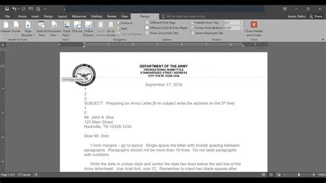 How To Write An Army Memo IAW AR 25-50 - YouTube