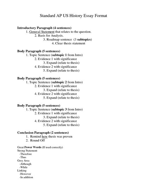 How To Write An Outline For A History Paper