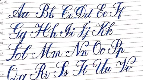 How To Write Calligraphy Letters Az Calligraph Choices
