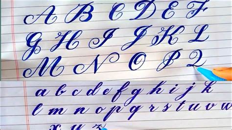 How To Write Pretty Print Handwriting Alphabet