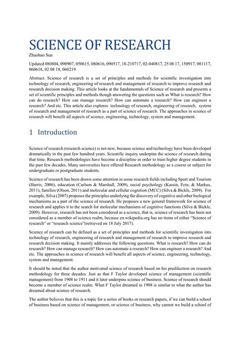 How To Write Scientific Research Paper Pdf
