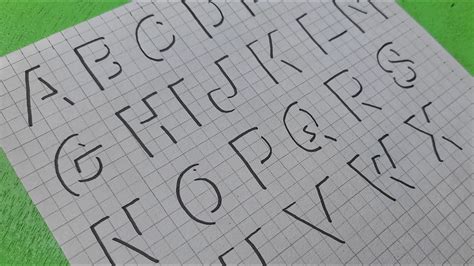 How To Write Shadow Letters