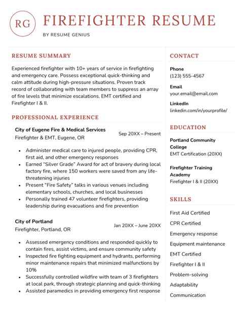 How To Write a Firefighter Resume Objective (With …