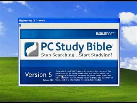 How To install PC Study Bible Version 5 by elija_god