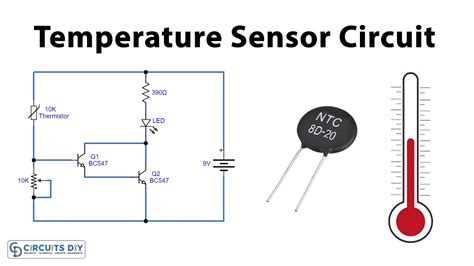 How To make Temperature Sensor circuit Using Thermistor YouTube