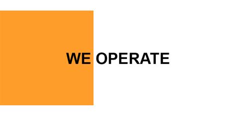 How We Operate