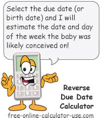 How a Reverse Due Date Calculator Works