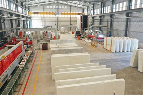 How a Stone Factory Processes Marble
