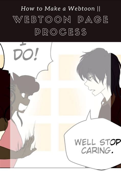 How a Webtoon Artist Make a Webtoon Webtoon Page Process in 2020