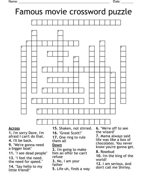 Certified. Crossword Clue Answers. Find the latest crossword clues from New York Times Crosswords, LA Times Crosswords and many more. ... Room For Movie Night Crossword Clue; Flower, At First Crossword Clue; Vouchers For Later Use (In This Answer, Unscramble Letters 3 9) ...