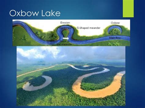 How a oxbow lake is formed