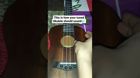 How a tuned ukulele should sound