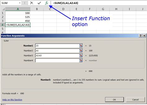 How an Argument Is Used in a Function or Formula