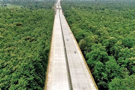 How an elevated stretch of NH 44 through Pench Tiger Reserve …