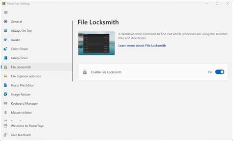 How and When to Use File Locksmith in PowerToys