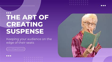 How authors create suspense.  These 4 techniques will have your readers Susp...