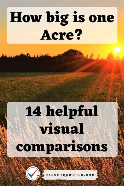 An acre is a unit of area commonly used for measuring land in the United States and United Kingdom. It measures 43,560 square feet or 4,840 square yards. Many people find it difficult to visualize the size of an acre, especially without any reference points. In this visual guide, we will provide you with 7. 