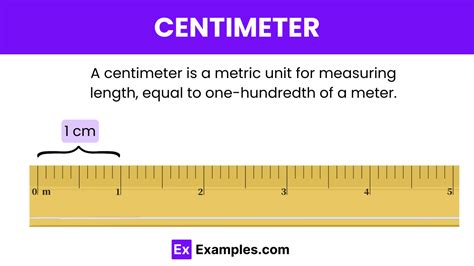 How big is a centameter