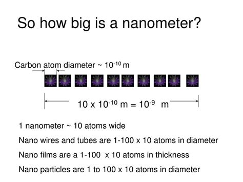 How big is one nanometer