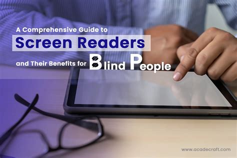 How blind people use computers: A screen reader and it