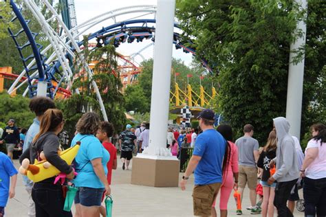 The most popular months are typically November, October and August, while June, May and September are normally quieter. To get the most out of your day we recommend arriving early and leaving late. Make sure to check the live wait times on our site throughout the day to stay ahead of the crowds. June 2021 crowd calendar for Cedar Point.. 