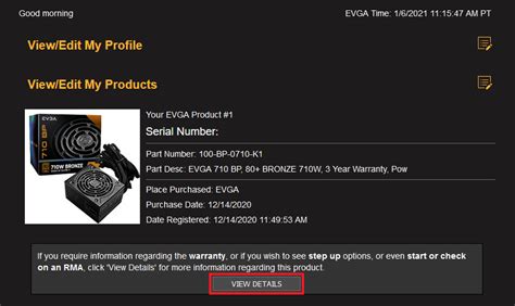 How can I check if an EVGA warranty has been registered yet ... - Reddit