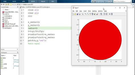 How can I draw a circle on an image in MATLAB?