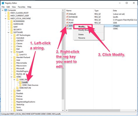 How can I format this path to work as registry key value?