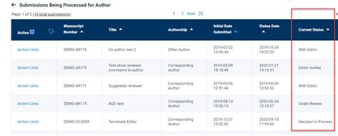 How can I track the status of my submitted article? - Journal …