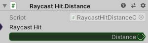 How can i change the hit distance of RaycastHit?