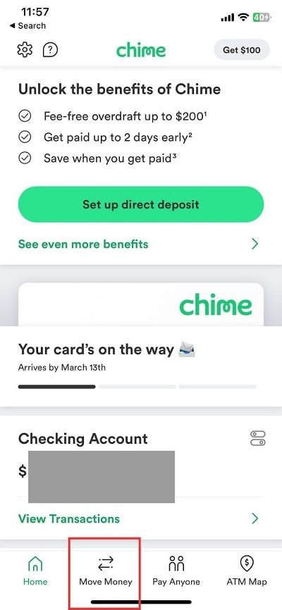 Chime users have 5 easy ways to load up their Chime Cards: Deposit cash at participating retail stores. Enroll in direct deposit through Chime. Deposit paper checks by taking pictures. Receive a transfer from another Chime user. Receive a transfer from a linked bank account.. 