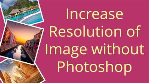 How can i improve the resolution of an image. 15 Dec 2016 ... You do need to feed in a series of images and the output will be a series of images that are of higher quality at the desired higher resolution ... 