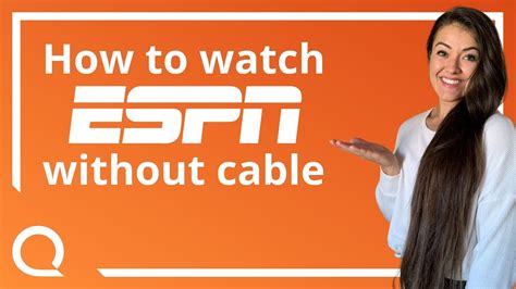 How can i watch espn without cable. Jan 15, 2019 · SlingTV has ESPN, ESPN2 and ESPN3 as part of its channel offering for US customers and is accessible through the app. You will need the SlingTV Orange package to watch it which will run you $20 a ... 
