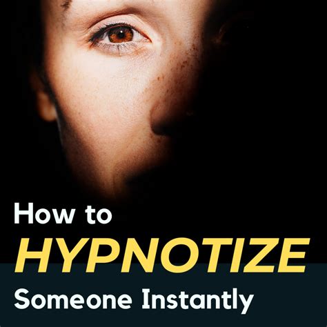 How can we hypnotize someone. Face your subject and raise your hand as if to shake their hand, all while seeming friendly. Have them look in your eyes and lock eyes with them. Take their hand and give it a quick, downward jerk. Don't use too much force and keep the eyes of the person locked with yours. 