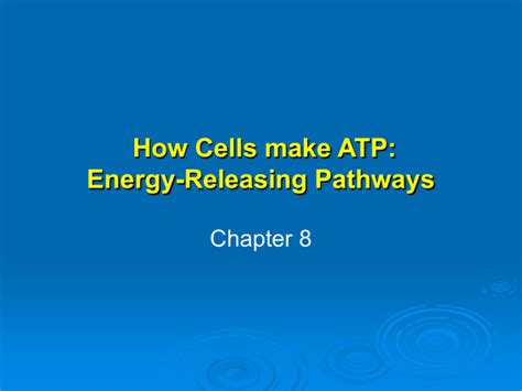 How cells make ATP - PubMed