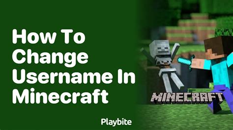 How change your minecraft username