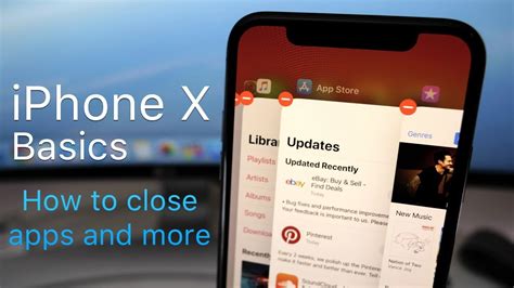 How close apps in iphone x
