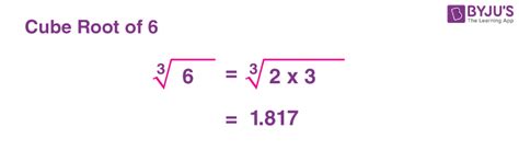 How cube root is calculated