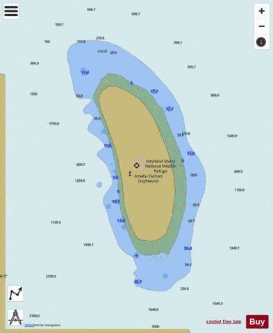 How deep is the ocean around Howland Island? – Heimduo