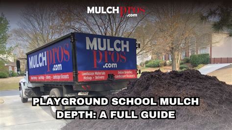 How deep should mulch be for playground