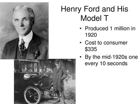 How did Henry Ford affect